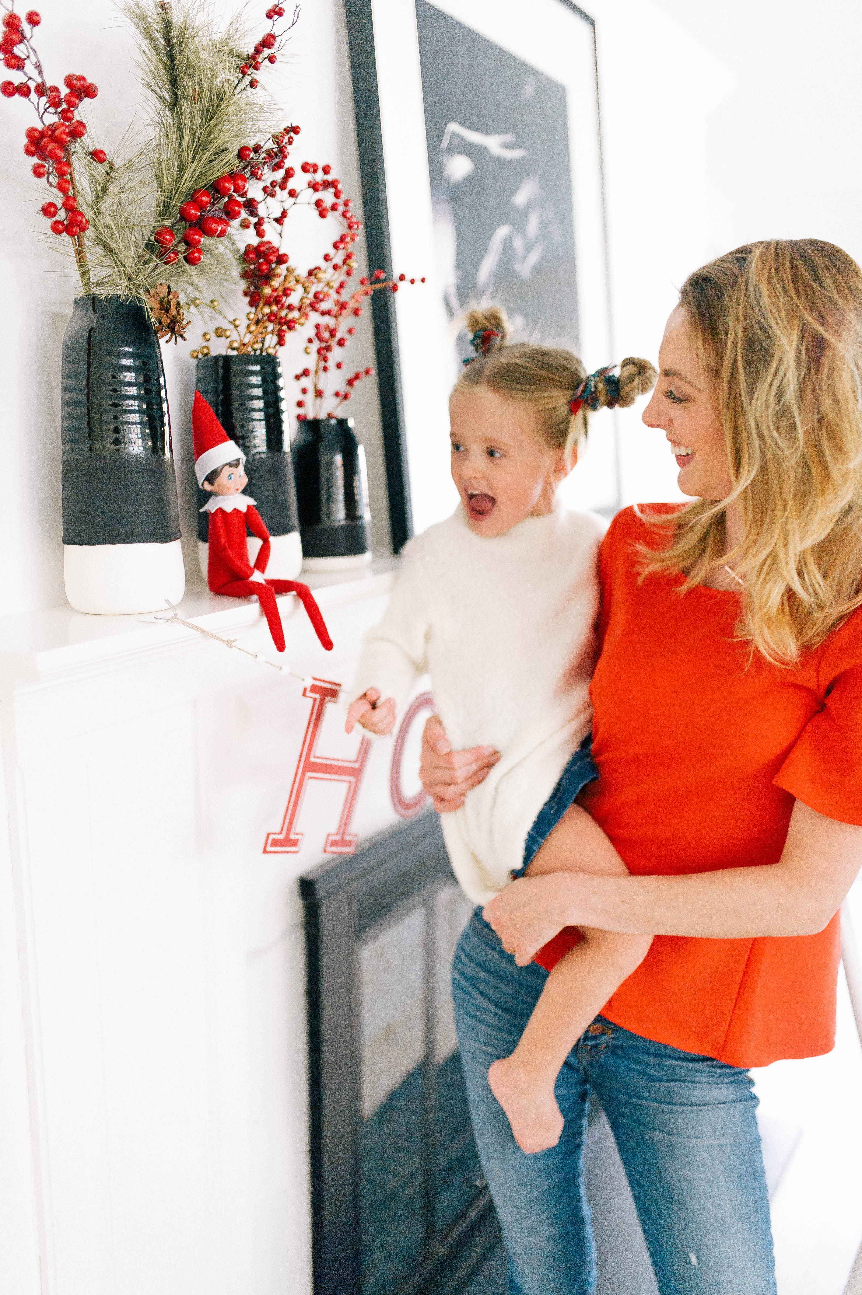 Eva Amurri introduces the Elf On The Shelf tradition to her kids