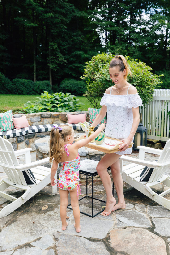 Eva Amurri Martino updates her outdoor decor with products from Frontgate