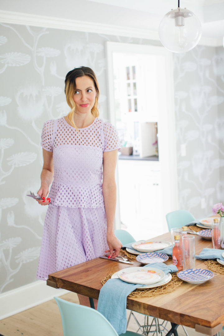 Eva Amurri Martino shares her way of remixing your wedding china for a fresh look