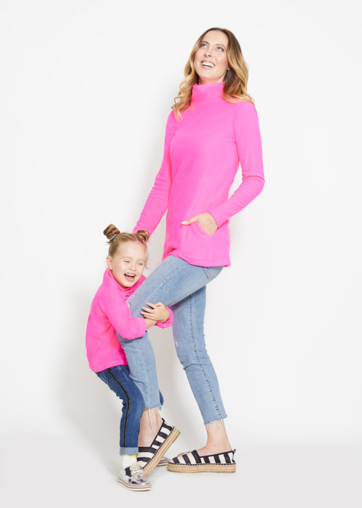 Eva Amurri Martino unveils the color of her collaborative Mother-Daughter fleece with Dudley Stephens