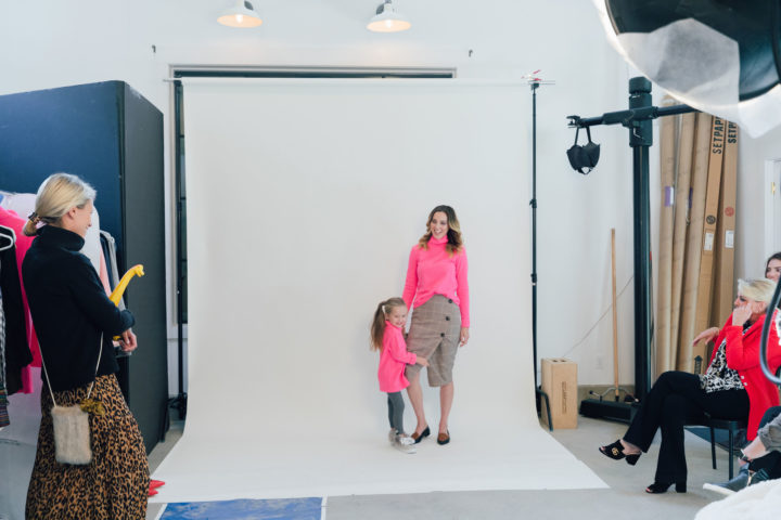 Eva Amurri Martino shares some behind-the-scenes of her collaborative Mother-Daughter fleece with Dudley Stephens