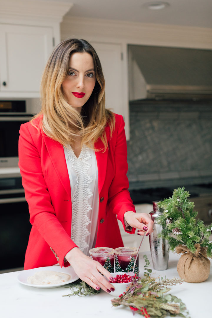Eva Amurri Martino shares her recipes for Winter Pomegranate Margaritas.