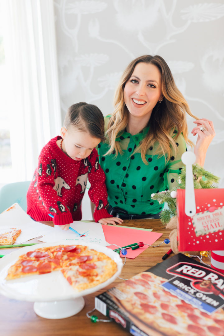 Eva Amurri Martino shares her secret to keeping kids happy and fed during the holidays: Red Baron Pizza!