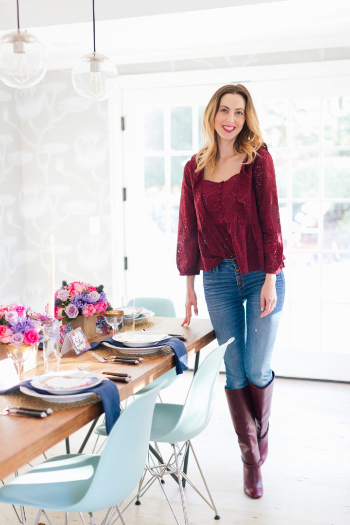 Eva Amurri Martino shares her colorful Thanksgiving table for 2018