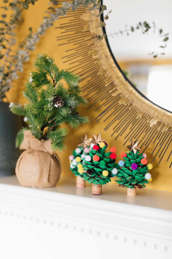 Eva Amurri Martino shares a fun, kid-friendly holiday DIY: Pom Pom Christmas Trees!