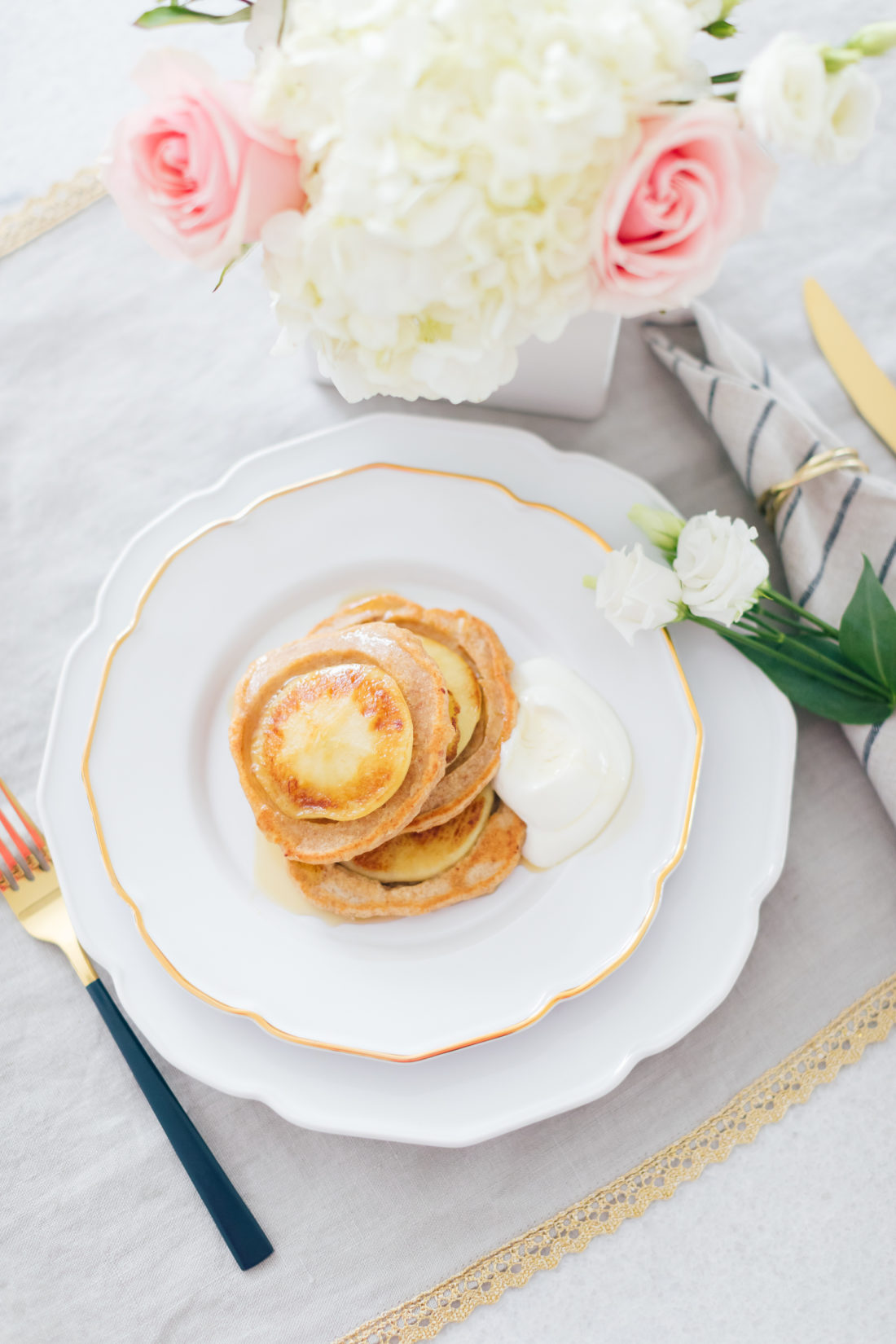 Eva Amurri Martino of Happily Eva After shares her recipe for Glow Pancakes for Mother's Day Brunch