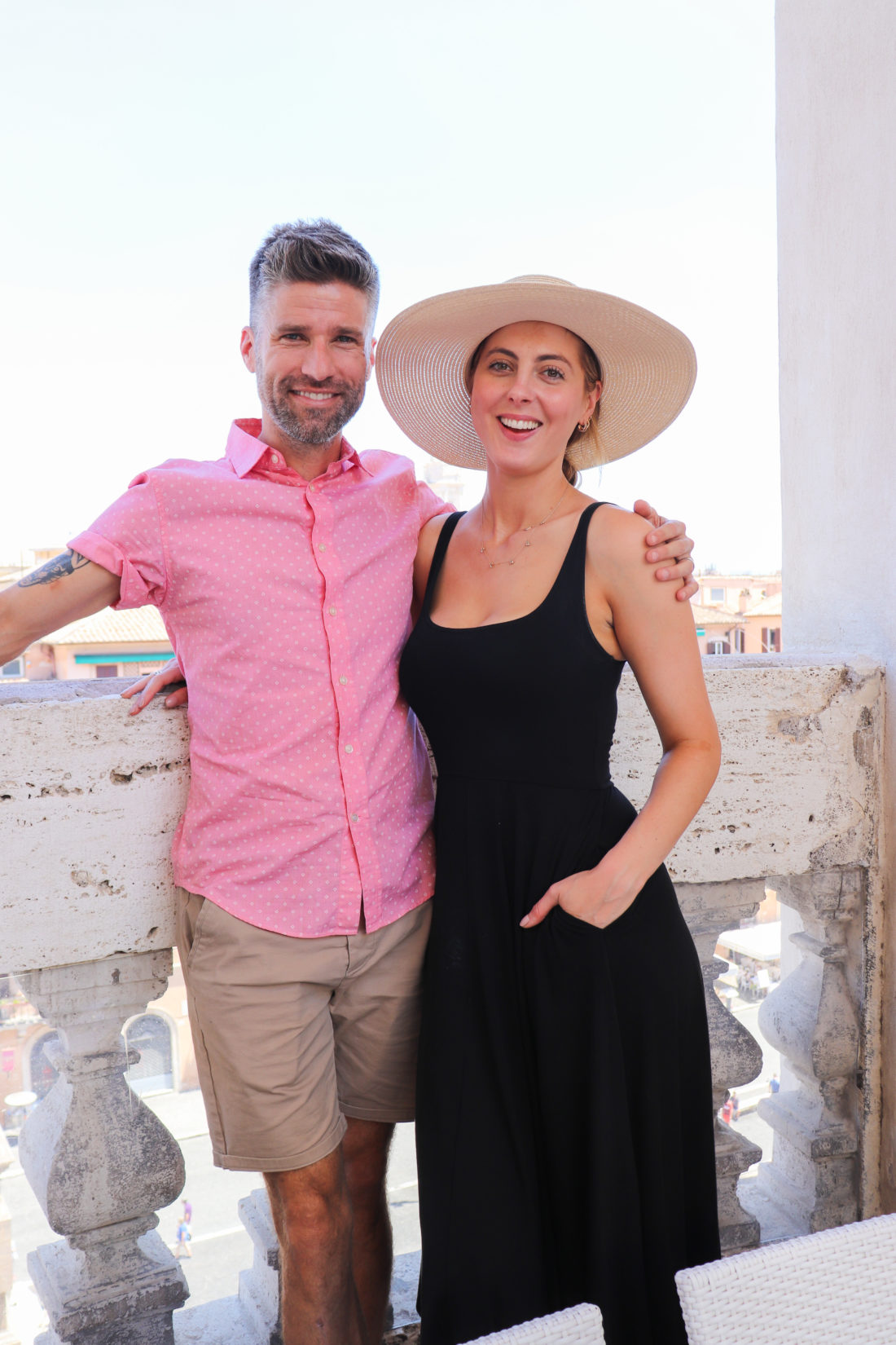 Eva Amurri Martino and husband Kyle in Italy