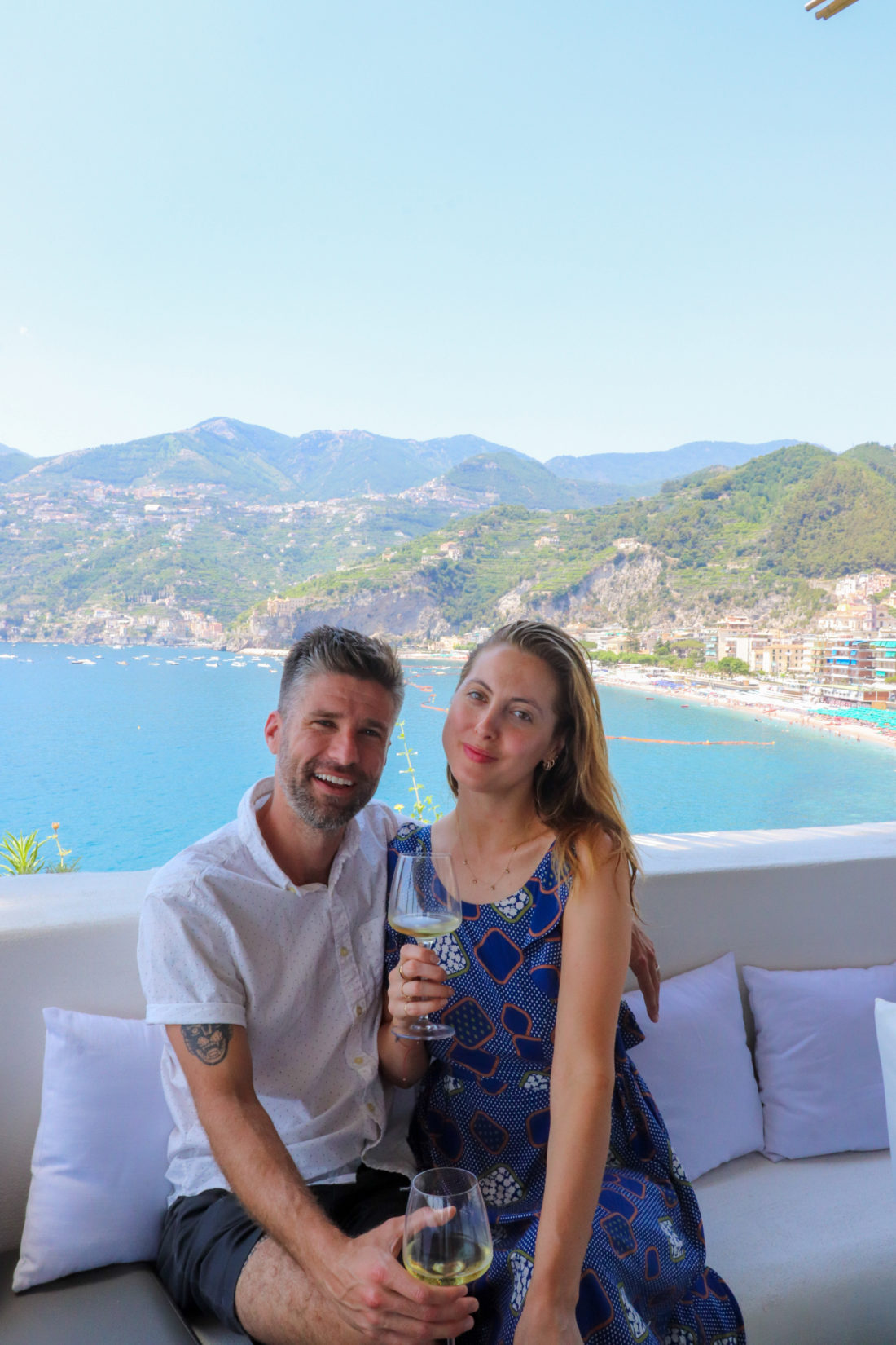 Eva Amurri Martino and husband Kyle in Italy