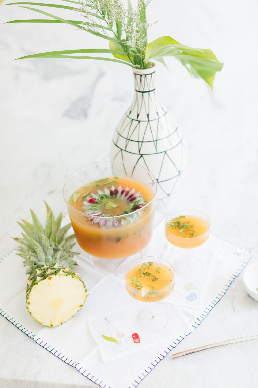 A summer punch cocktail created by Eva Amurri Martino