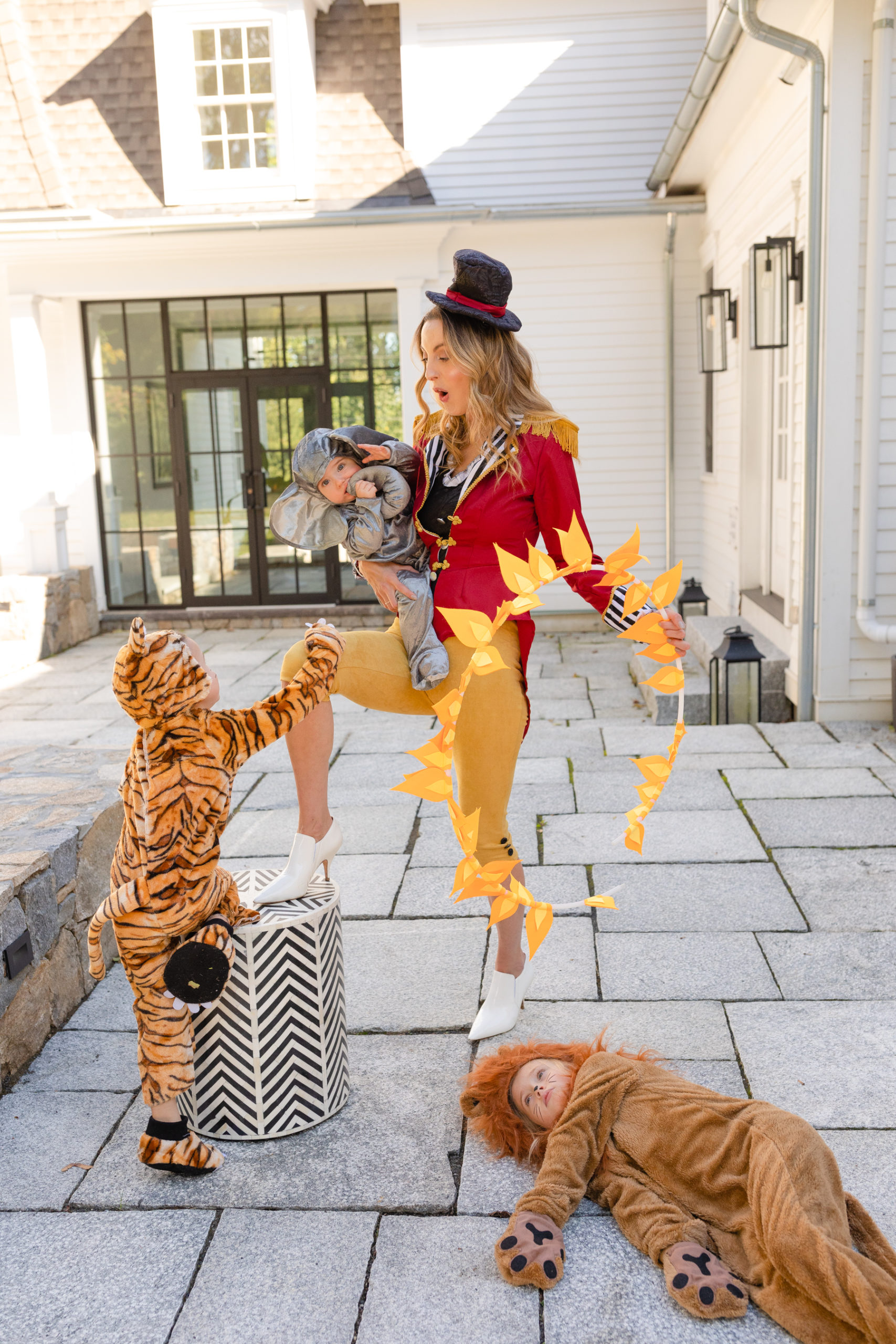 Eva Amurri shares a circus themed family halloween costume