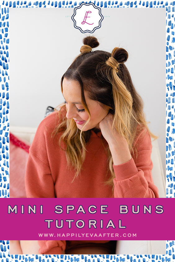 Eva Amurri shares her Mini Space Buns Tutorial | Happily Eva After | www.happilyevaafter.com